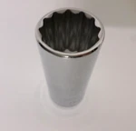 New Craftsman 1/2"-DRIVE Deep 27MM 12-POINT Socket, Model 44449, 12PT Chrome. Fixed Price $17.66.