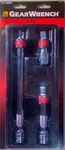 Gearwrench 81302 3PC. 1/2" Drive Locking Socket Extension Set 3" 5" & 10". Fixed Price $42.00.