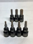 Rare Complete Set Mac Tools Jesse James Wcc 3/8 Drive Hex Specialty Socket. Fixed Price $59.99.