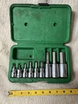 Sk Tools 19734 Hex Bit Metric Socket Set 3/8" And 1/2" Drive - 9PC. Fixed Price $89.99.