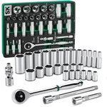 Tools 30PC Sae Socket Set 3/8" Drive Standard & Deep 6PT SK01309. Fixed Price $92.49.
