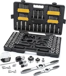 Gearwrench 114 Piece Ratcheting Tap And Die Set Sae & Pc, Solid Black. Fixed Price $366.77.