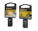 Dewalt 6PT, 1/2" Socket 1/4" & 3/8" Dr. DWMT86030OSP DWMT88978OSP. Fixed Price $11.99.