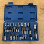 M186) Neiko 10070A Bit And E-torx Star Socket Set 35-PIECE Incomplete. Fixed Price $19.99.