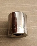 Craftsman 11/16" Socket Point 3/8" Drive S-ae 43006. Fixed Price $9.50.