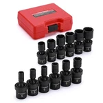 1/4INCH Drive Shallow Universal Impact Socket Set Metric 12 Pieces 5MM To 15. Fixed Price $50.47.