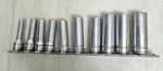Snap-on Tools 3/8 Drive Sae. Deep Chrome 12 Point Socket Set 211SFY Missing 7/8. Fixed Price $95.00.