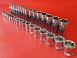 New Craftsman 32 Piece Shallow & Deep 3/8" Drive Metric 6 Point Socket Set. Fixed Price $76.83.