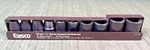 Easco (10) Pc. 6 Pt. 1/2" Drive Sae Impact Socket Set W/ Tray - Made In U.s.a.. Fixed Price $39.95.
