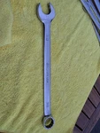 Snap-on Usa 7/8" Sae Flank Drive Plus 12PT Chrome Combo Wrench SOEX28 Free Ship!. Fixed Price $38.36.