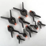 Assorted 10 Piece Spring Grip Clamp Tool Set Kit For Gluing Woodworking And More. Fixed Price $23.19.