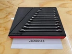 Snap-on Tools New 11PC Metric Flat Ratcheting Combo Wrench Foam Set SOXRM01FBRA. Fixed Price $649.95.