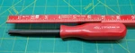Mac Tools Specialty Screwdriver Tamper Proof Prong ETP34A Red Handle - Minty. Fixed Price $17.50.