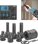 Hazet Kraft Compass Wrench Inserts 11-PC 3/4" 1/2" Toothed Xzn 990S/11. Fixed Price $232.66.
