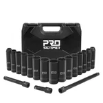 1/2" Drive Impact Socket Set Prostormer 18 Piece 10-24MM Metric Sizes Deep. Fixed Price $42.16.