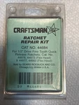 Craftsman Ratchet Repair Kit No. 44684 1/2" Head. Fixed Price $54.95.
