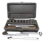 Craftsman 1/4" Drive Metric 13PC Socket Set Crown Logo Made In Usa. Fixed Price $79.99.