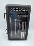 Sears Craftsman Usa 19PC 1/4" Drive 6 Point Metric Socket Wrench Set 34801. Fixed Price $39.99.