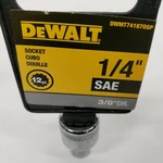 Dewalt Stanley DWMT74187OSP Socket 3/8 Drive 12PT 1/4INCH New. Fixed Price $9.98.