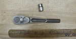 Vntg Bonney 3/8" Ratchet Wrench,& Plomb 7/16" Socket,pratt Whitney Aircraft. Fixed Price $23.99.
