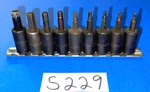 Matco Tools 9 Piece 3/8 Standard Sae. Hex Socket Driver Set. Fixed Price $140.00.