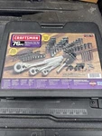 Sears Craftsman Usa Nos 76PC Mechanics Tool Set Socket Ratchet 33576. Fixed Price $289.95.