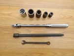 Cornwell HF29 3/8 In Drive Flex Head Breaker Bar 10 Also Extension & Sockets. Fixed Price $37.00.