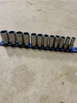 Matco Metric Socket Set 12PC 8MM-19MM Chrome-vanadium Steel. Fixed Price $150.00.