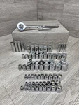 Craftsman Usa Mixed Lot Of 77 Sockets Various Sizes Automotive Tools. Fixed Price $78.00.