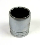 S-k 1-1/8" 12 Point Shallow Chrome Socket 1/2" Drive 40136 Usa. Fixed Price $6.00.