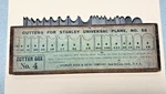 Stanley Tools Box #4 45 55 Cutters Irons Set Nice Label Blades Complete. Fixed Price $115.00.