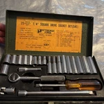Pittsburgh Forge - 25 Piece 1/4 Square Drive Socket, Metric Model No 853C. Fixed Price $60.00.