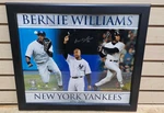 Bernie Williams Signed 3 Photo Callage 16X20 Danbury Mint Exclusive W/ Coa. Fixed Price $99.99.