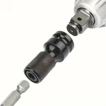 Socket Adapter Impact Hex Shank Drill Bits Power Extension Bar 1/2 To 1/4 Usa. Fixed Price $13.95.