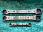 Snap On 3/4-13/16, 5/8-11/16 & 1/4-5/16 Ratchet Spanner 2426S R2022S R810S. Fixed Price $37.53.
