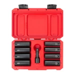 1/2 Inch Drive Deep Impact Lug Nut Socket Set With Case, One Size. Fixed Price $101.98.