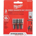 Milwaukee 49-66-4512 Shockwave 1/4 In. Insert Nut Driver (3 Pk). Fixed Price $12.99.