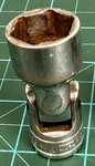 Snap On Tools 3/8" Drive 11/16" Chrome Point Swivel Socket FS22. Fixed Price $6.98.
