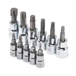 Husky 1/4 And 3/8 In. Drive Torx Bit Socket Set (11-PIECE). Fixed Price $16.95.