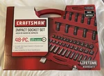 Craftsman 48-PC Impact Socket Set 1/2 Drive 6PT Inch Metric Standard Deep 16548. Fixed Price $289.95.