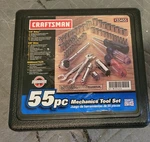 Craftsman Usa Piece Mechanic Tool Set With Case No 33455. Fixed Price $100.00.