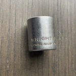 Wright Tools 3126 13/16" Point 3/8" Drive Short Socket Made Usa W/pin Hole. Fixed Price $9.95.
