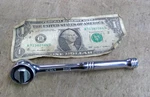 Husky 1/4" Drive Thumbwheel Ratchet #20202, Quick Release. Fixed Price $16.99.