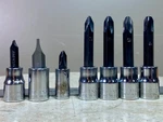 Vintage Craftsman 7 Pc. 1/4 & 3/8 Screwdriver Socket Bit Set, Made Usa. Fixed Price $21.99.