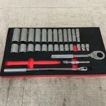 Proto J54126KV Socket Sets 1/2" Drive 30PCS Point 1/2-1 1/4" (incomplete). Fixed Price $195.00.
