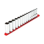 Tekton SHD92108 1/2" Drive Deep 12-POINT Socket Set, 15-PIECE. Fixed Price $75.00.