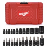 25PACK Bit And External Set 13 T8-T60 & Female E-torx Sockets. Fixed Price $16.59.
