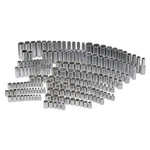 Husky Socket Set Sae Metric Chrome 1/4 In. 3/8 And 1/2 Drive 200 Piece. Fixed Price $288.72.