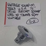 Snap On Tms 70 1/4" Drive Knurled Spinner Ratchet Adaptor Thumb Vintage. Fixed Price $48.00.