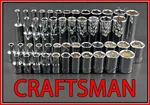 Craftsman Tools 47PC Short Deep 1/4 Sae Metric Mm 6PT Ratchet Wrench Socket Set. Fixed Price $66.49.